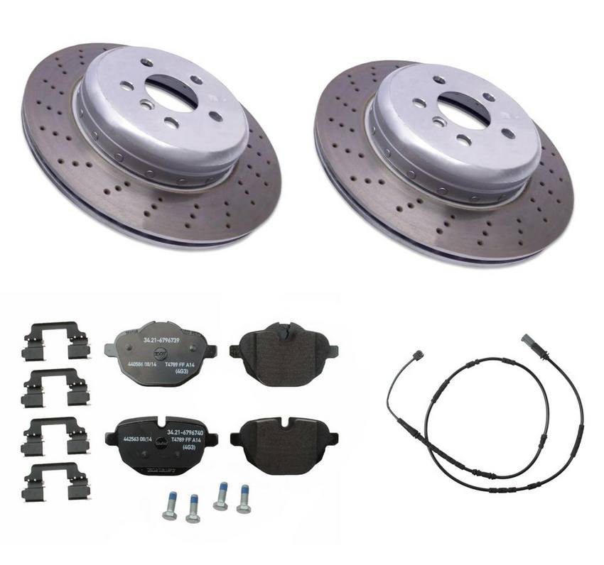 BMW Brake Kit - Pads and Rotors Rear (330mm)